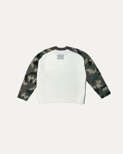 CAMO MOHAIR LONGSLEEVE