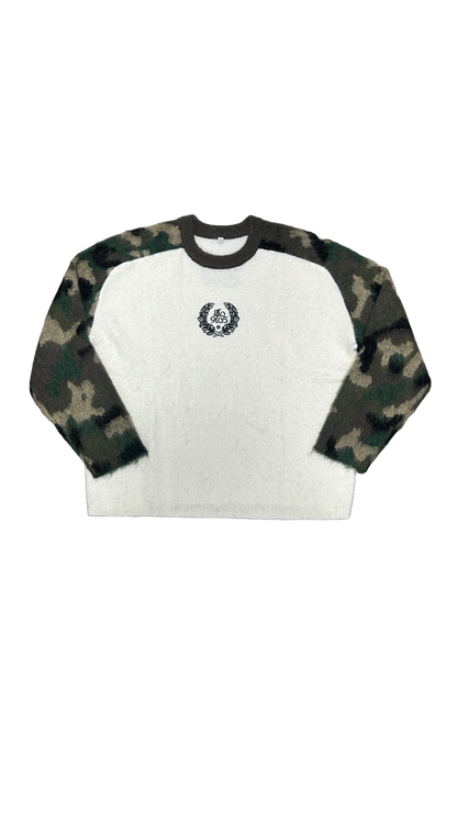 CAMO MOHAIR LONGSLEEVE