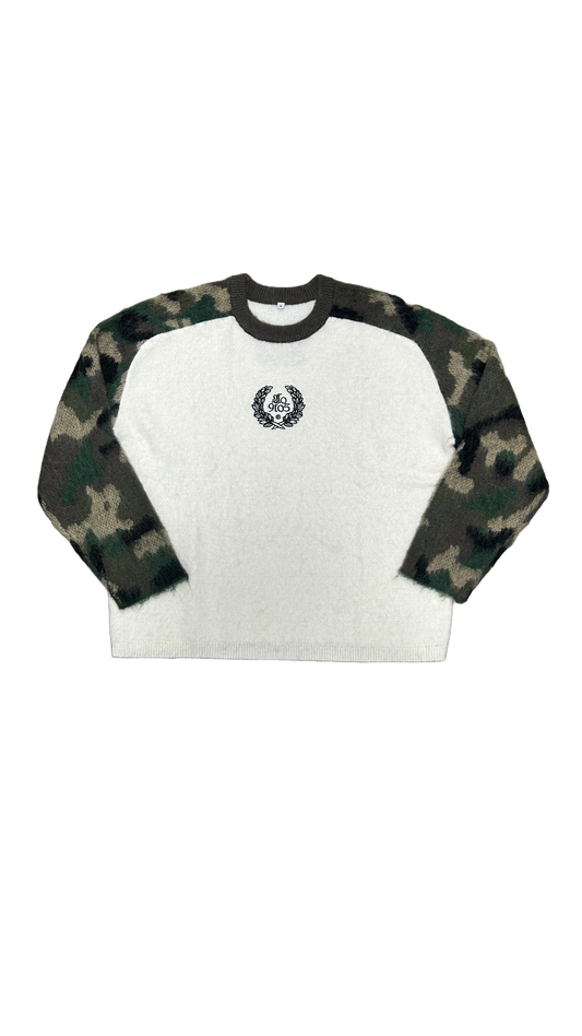 CAMO MOHAIR LONGSLEEVE