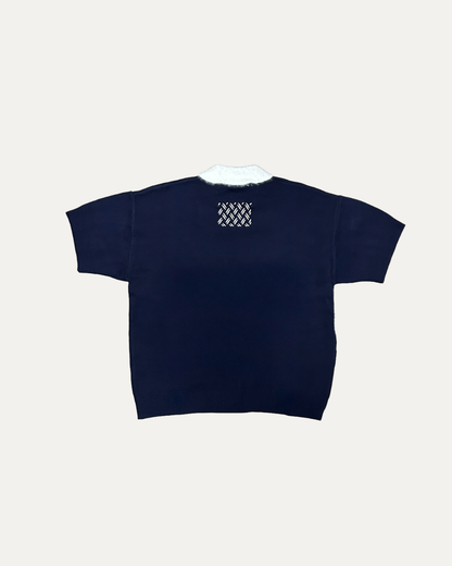 MOHAIR COLLAR KNIT