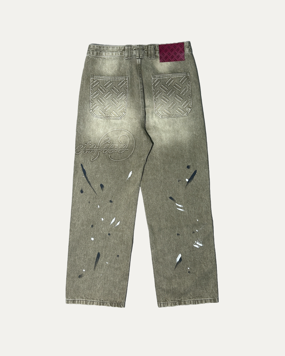 PAINT SPLATTER DENIM