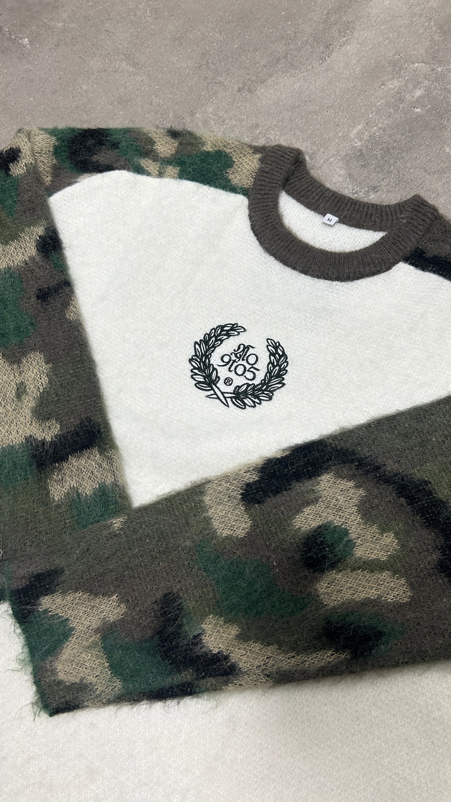 CAMO MOHAIR LONGSLEEVE