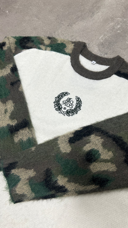 CAMO MOHAIR LONGSLEEVE