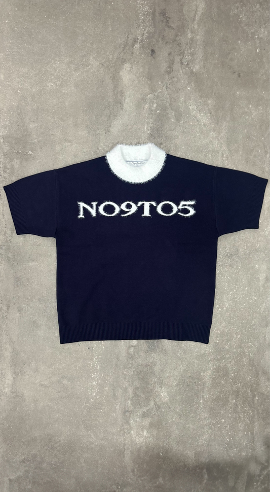 MOHAIR COLLAR KNIT