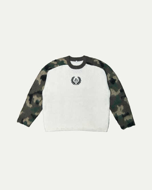 CAMO MOHAIR LONGSLEEVE