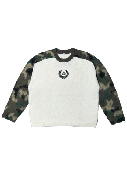 CAMO MOHAIR LONGSLEEVE