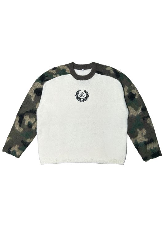 CAMO MOHAIR LONGSLEEVE