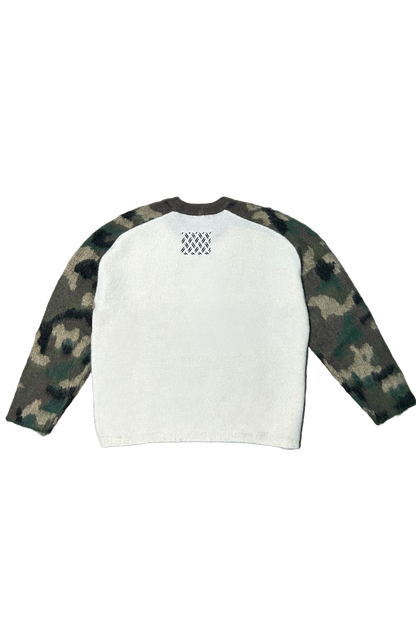 CAMO MOHAIR LONGSLEEVE