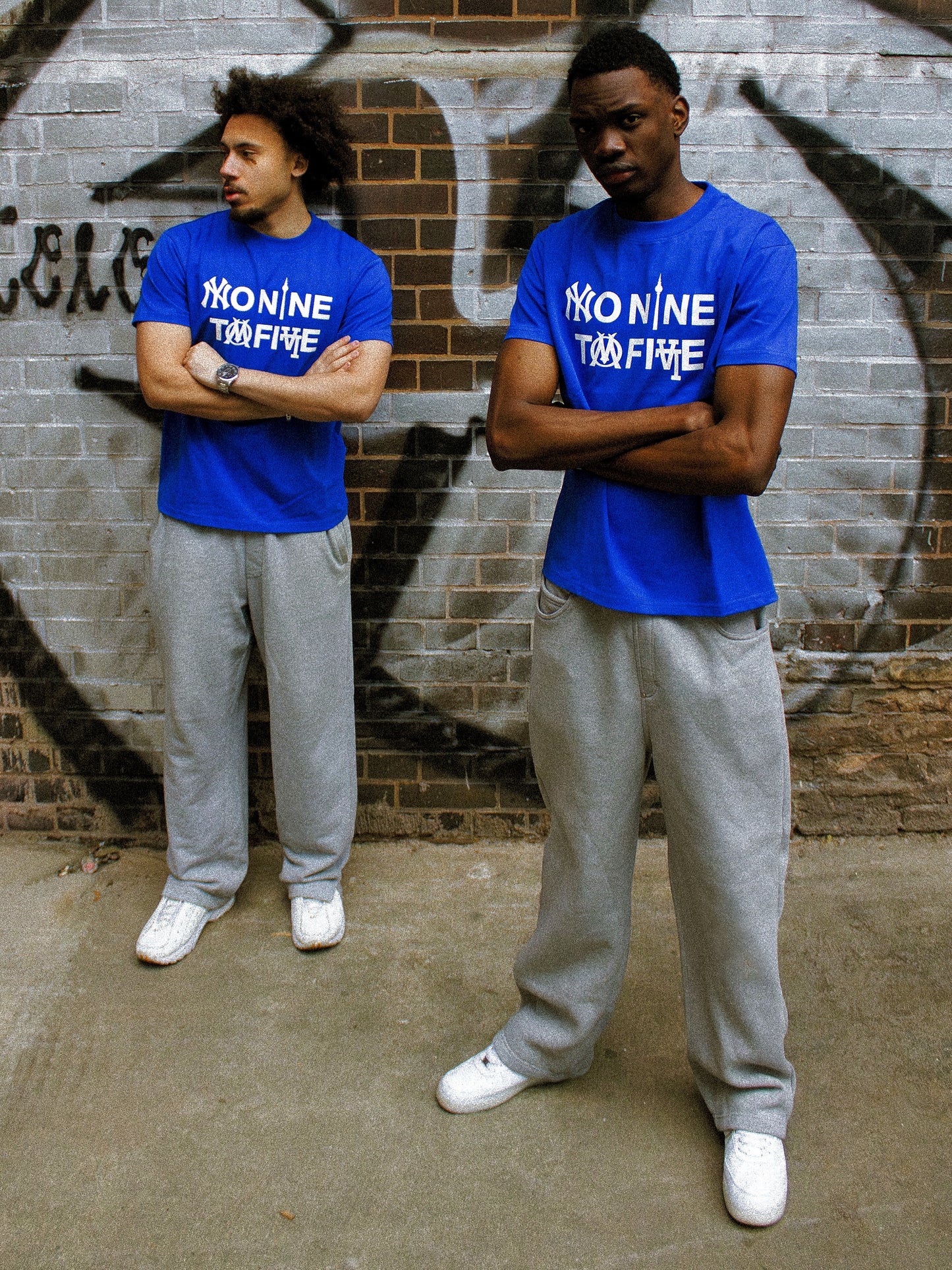 CITY CLASH TEE BLUE